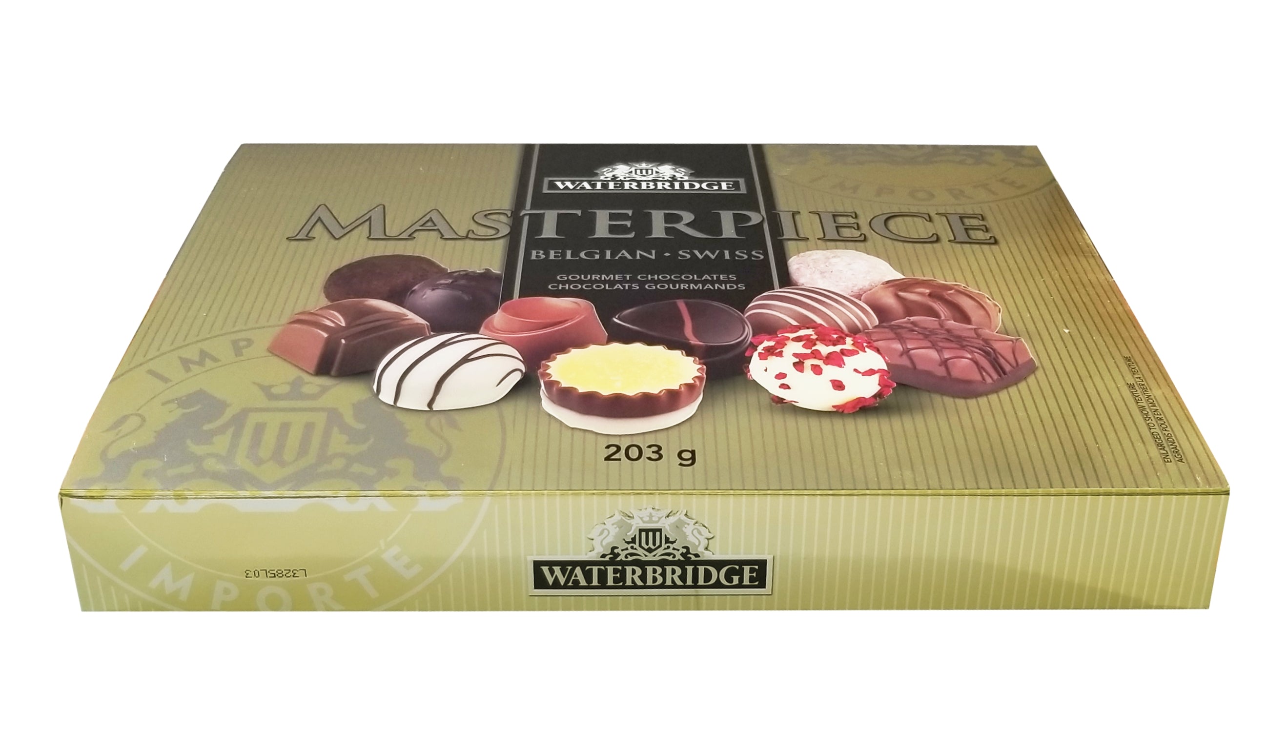 Waterbridge Masterpiece Belgian & Swiss Gourmet Chocolates, 203g/7.1 oz. Box {Imported from Canada}
